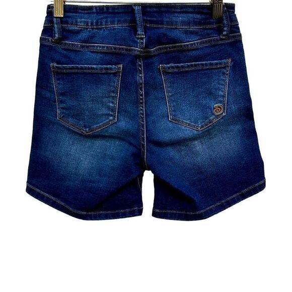 Indigo Rein Women's Juniors Size 3 (25/XS) High Rise Button Denim Shorts - Picture 5 of 9